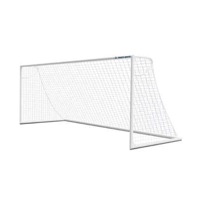 Jaypro Nova Club Round Soccer Goals – Aluminum European Style Pair - Morley Athletic Supply Co Inc