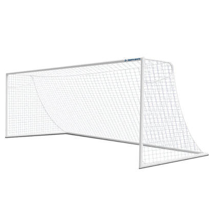 Jaypro Nova Club Round Soccer Goals – Aluminum European Style Pair - Morley Athletic Supply Co Inc