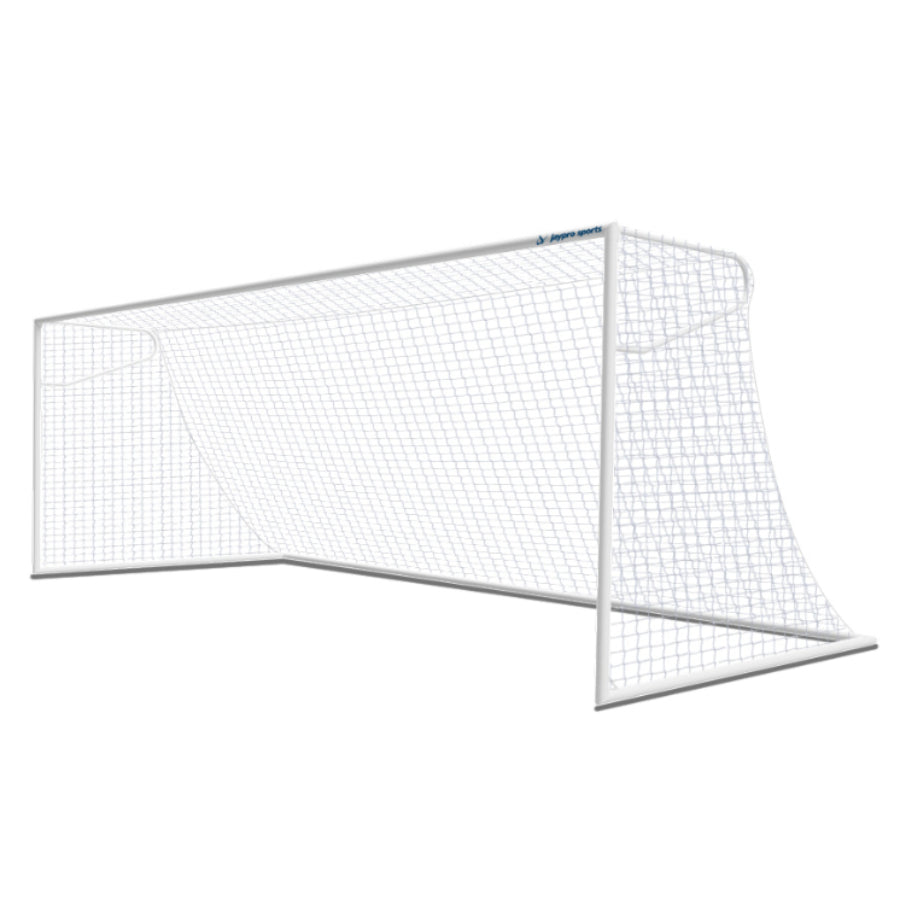 Jaypro Nova Club Round Soccer Goals – Aluminum European Style Pair - Morley Athletic Supply Co Inc