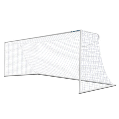Jaypro Nova Club Round Soccer Goals – Aluminum European Style Pair - Morley Athletic Supply Co Inc