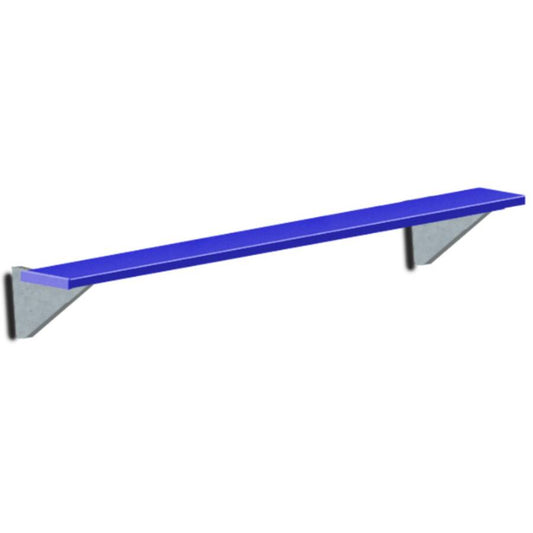 Jaypro Wall Mounted Aluminum Powder Coated Player's Bench