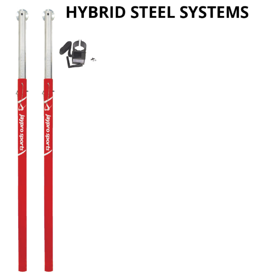 Jaypro 3" Classic Steel Volleyball System & Uprights