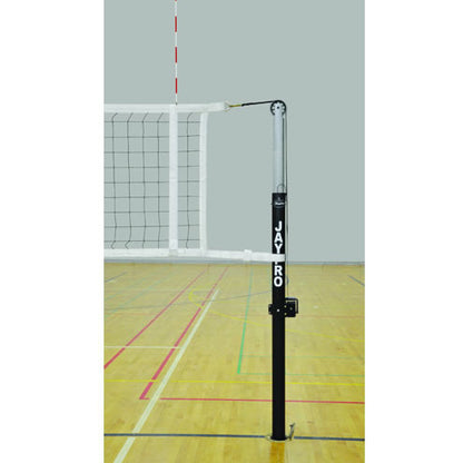 Jaypro Featherlight 3-1/2" Volleyball System & Uprights Volleyball System / Black