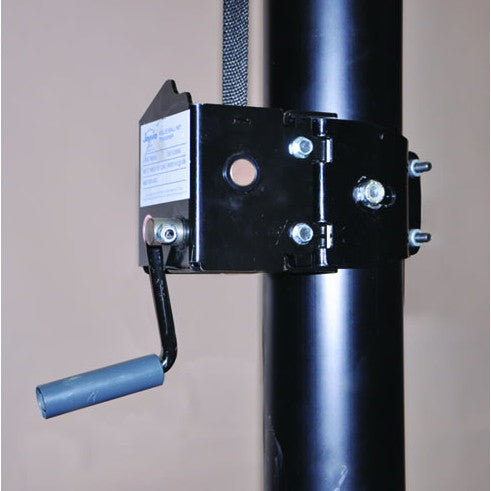 Jaypro Featherlight 3-1/2" Volleyball System & Uprights Volleyball System / Black