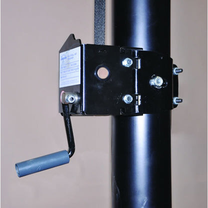 Jaypro Featherlight 3-1/2" Volleyball System & Uprights Volleyball System / Black