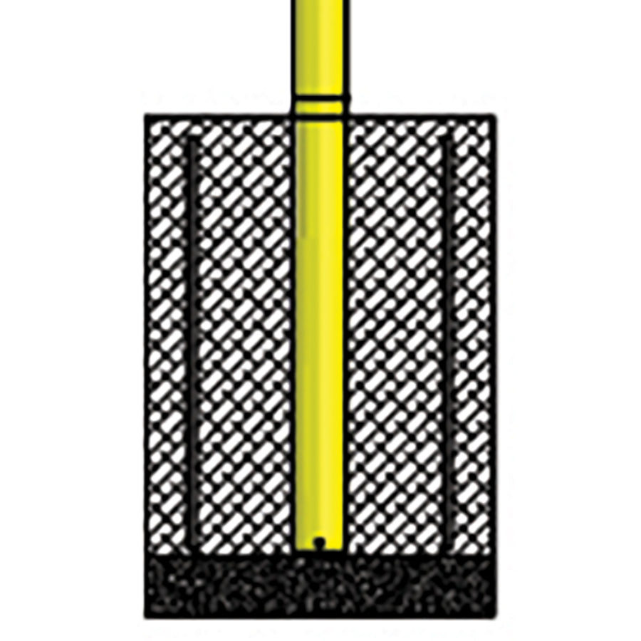 Jaypro Sports FBGP-720 Football Goal Posts - ground sleeve diagram