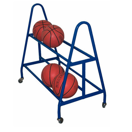 Jaypro Deluxe Basketball Carriers W/ Lifetime Warranty 12 Ball Carrier / Royal