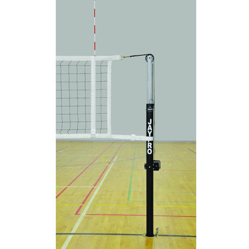 Jaypro Featherlight 3" Collegiate Volleyball System & Uprights Volleyball System / Black