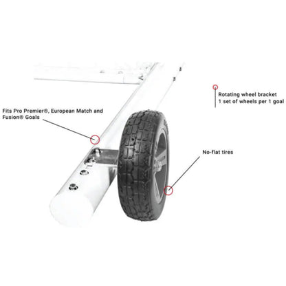 Kwik Goal 10B409 Euro Match / Fusion Goal Wheel Kit