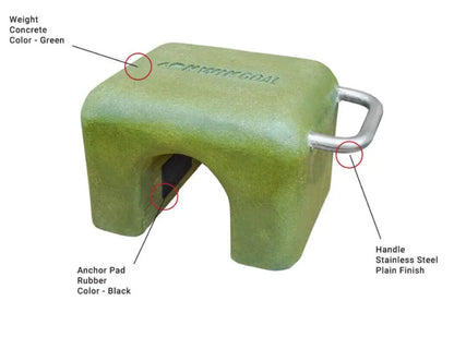 Kwik Goal 10B4608 Goal Anchor Weights ( Set of 4 )