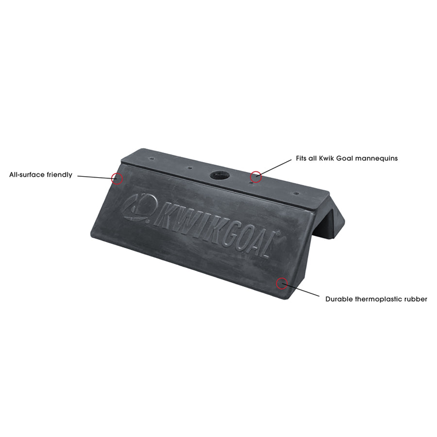 Kwik Goal 16B2309 Rubber TOM Base - Fits All Tom Models