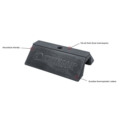 Kwik Goal 16B2309 Rubber TOM Base - Fits All Tom Models