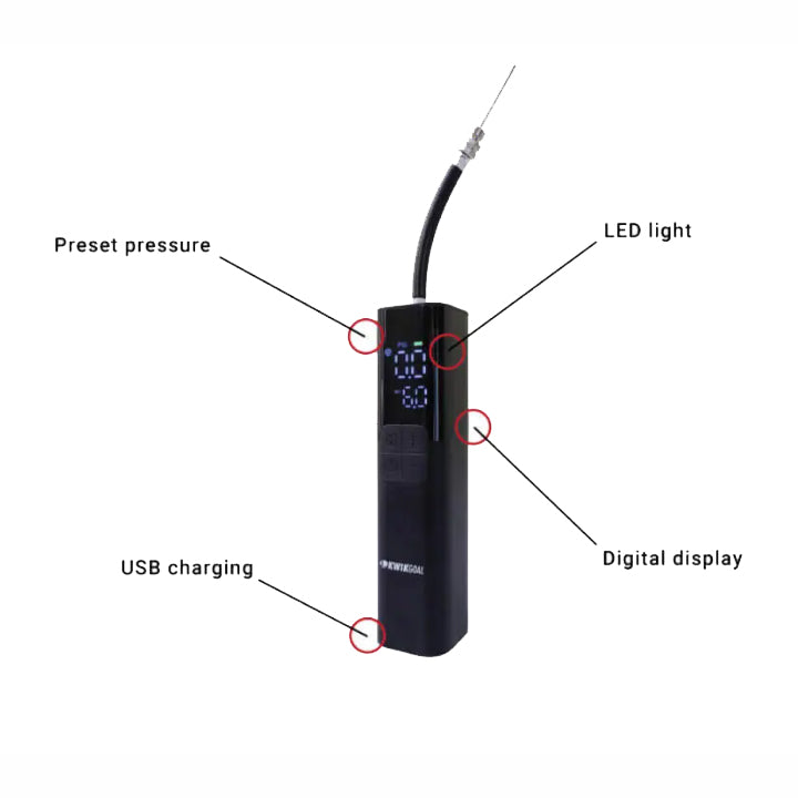 KWIK GOAL 1A571 DIGITAL BALL PUMP