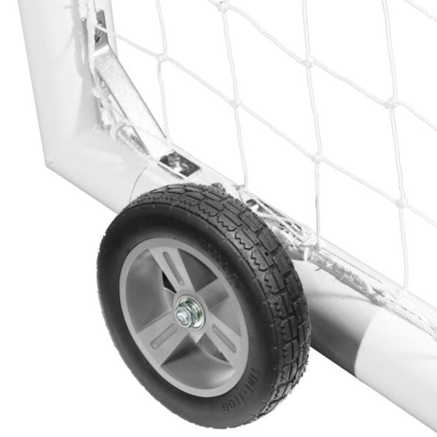 Kwik Goal 2B2001SW Pro Premier European Match Soccer Goal with Swivel Wheels