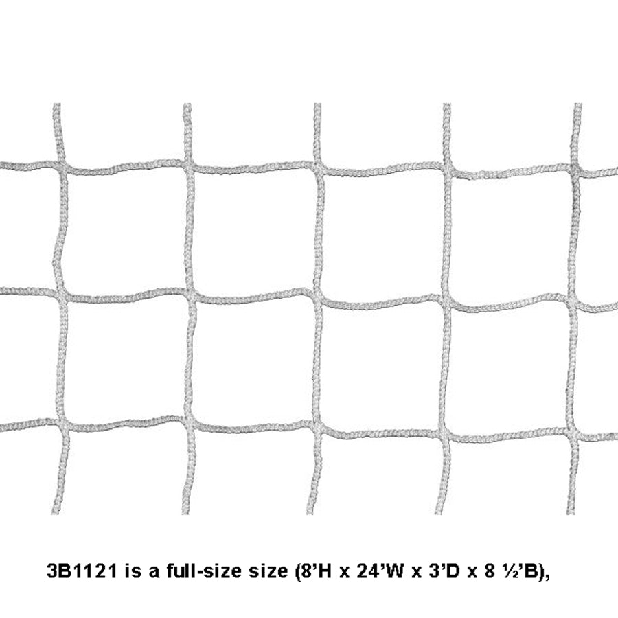 Kwik Goal 3B11 4MM Hollow Braid Soccer Nets Each