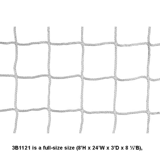Kwik Goal 3B11 4MM Hollow Braid Soccer Nets Each
