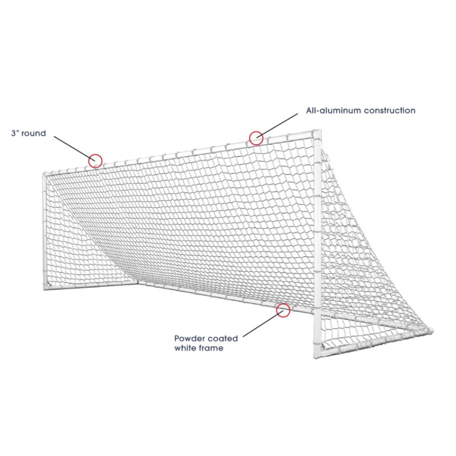 Kwik Goal Academy 2B5003 6.5'H x 12'W Soccer Goals