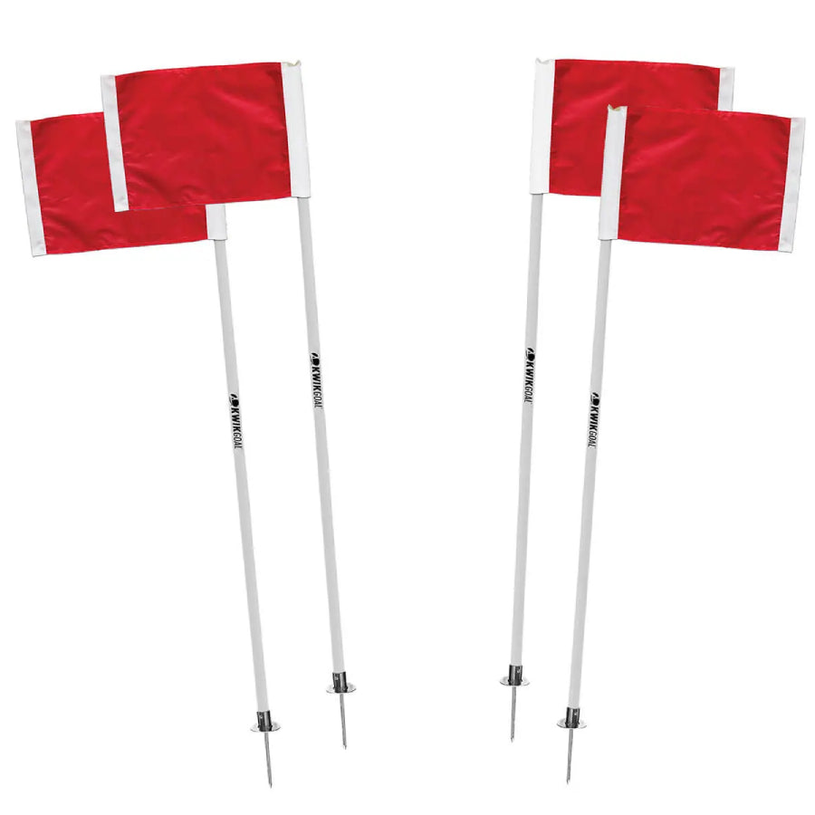 Kwik Goal Official Corner Flags Set Of 4
