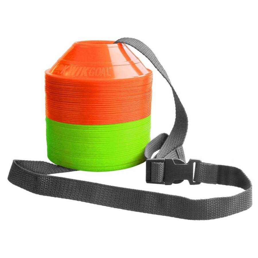 Kwikgoal Mini Disc Cone Set Pack Of 50 - 25 Per Color (2)