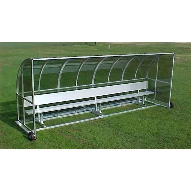 European Soccer Team Shelter With Bench