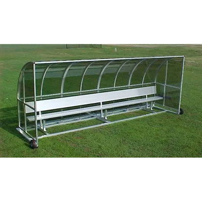 European Soccer Team Shelter With Bench