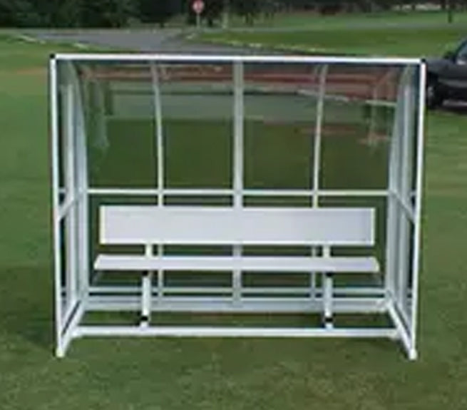 European Soccer Team Shelter With Bench