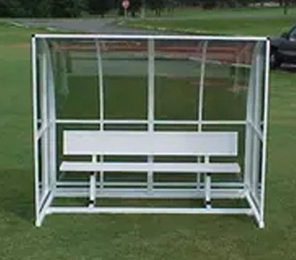 European Soccer Team Shelter With Bench