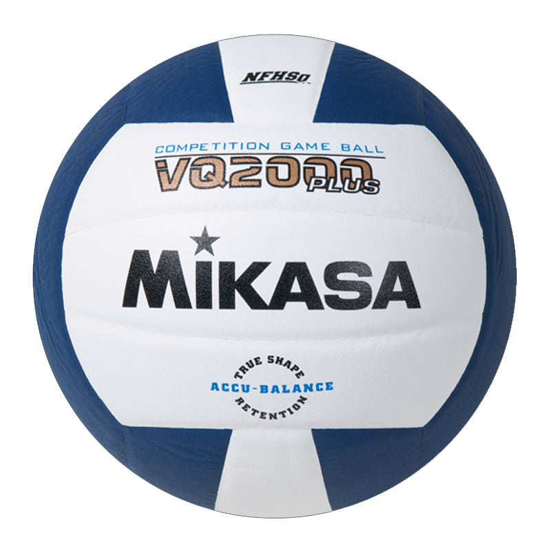 Mikasa VQ2000 Composite Leather Volleyball Navy/White