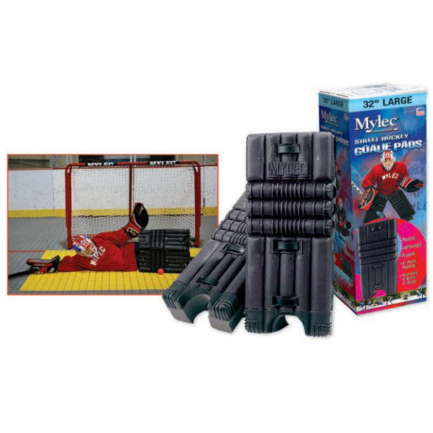 Mylec Goalie Leg Pads - Pair 22"GOLAIE PADS / Black