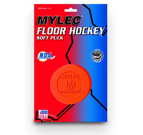 Mylec Floor Hockey Puck Each | Lightweight, High Visibility Puck