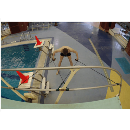 NZ S108 StretchcordzÂ® Breast Stroke Machine Silver 3 to 8 lbs
