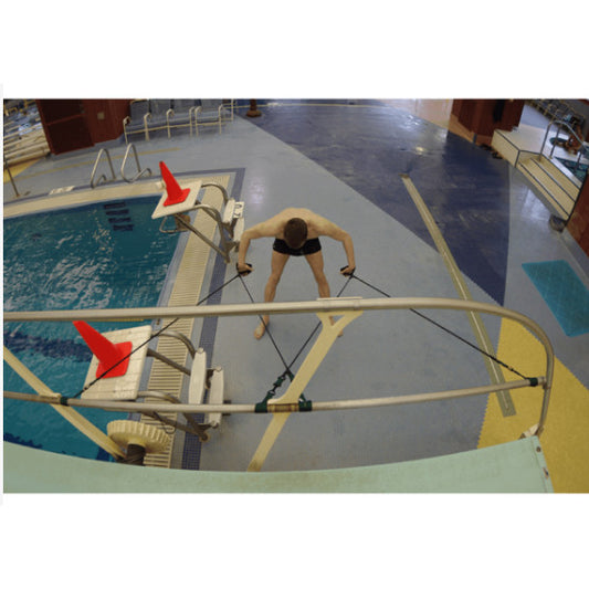 NZ S108 StretchcordzÂ® Breast Stroke Machine Silver 3 to 8 lbs