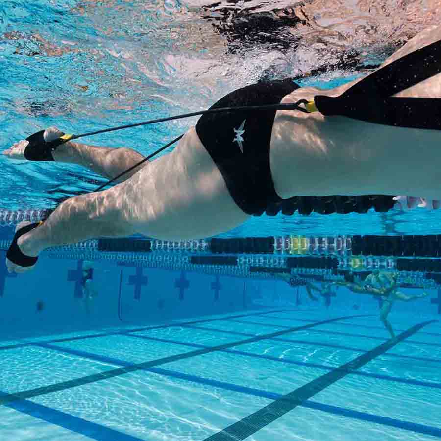 NZ StretchcordzÂ® S123 Kick Trainer Silver 3 to 8 lbs