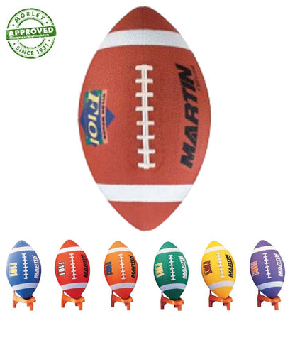 Martin Official Size Rubber Footballs Red