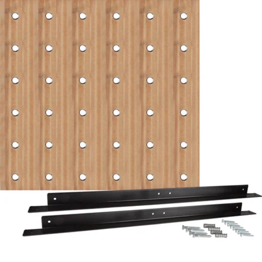 Hardwood Climbing Peg Board & Mounting Brackets - USA Made