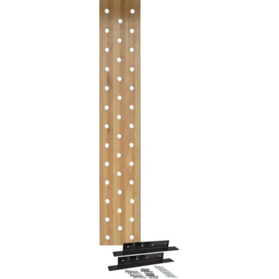 Hardwood Climbing Peg Board & Mounting Brackets - USA Made