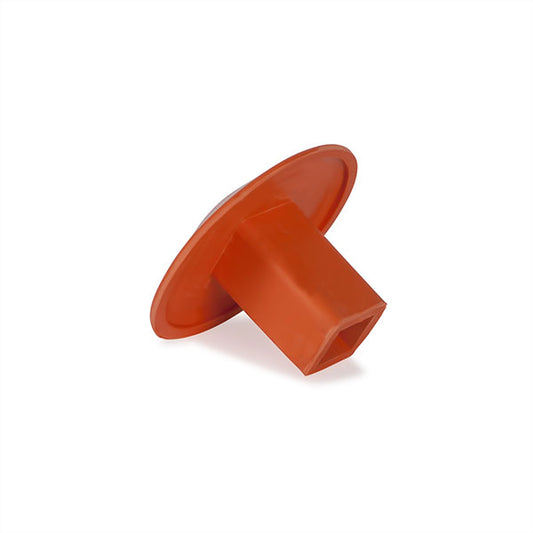 Orange Rubber Molded Base Plugs Each