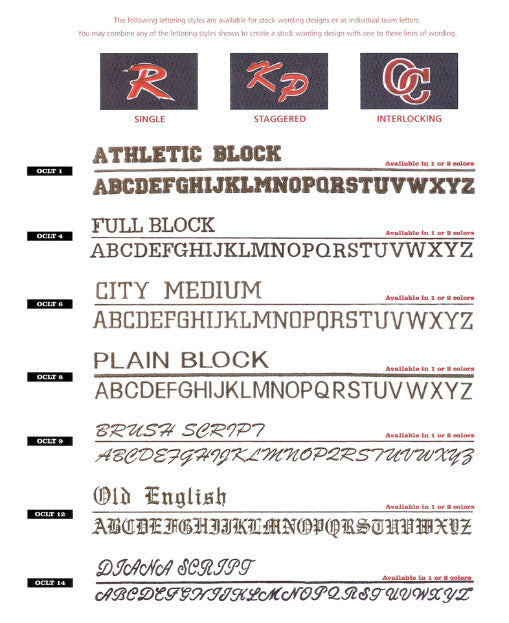 Outdoor Cap Embroidery And Logo Options 1 LETTER 1 COLOR EMBROIDERY FRONT