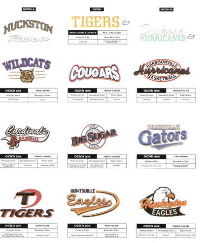 Outdoor Cap Embroidery And Logo Options 1 LETTER 1 COLOR EMBROIDERY FRONT