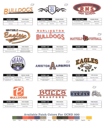 Outdoor Cap Embroidery And Logo Options 1 LETTER 1 COLOR EMBROIDERY FRONT