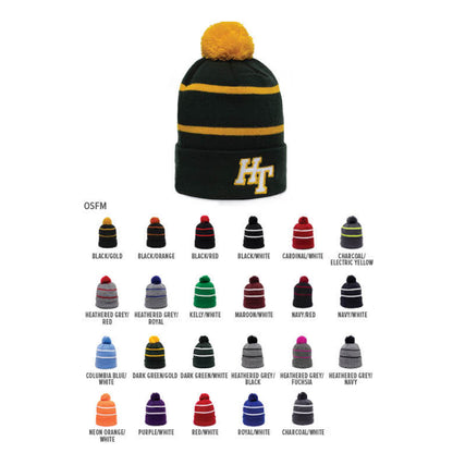 Outdoor Cap KNF-100 Cold Weather Knit Hat Black/Gold