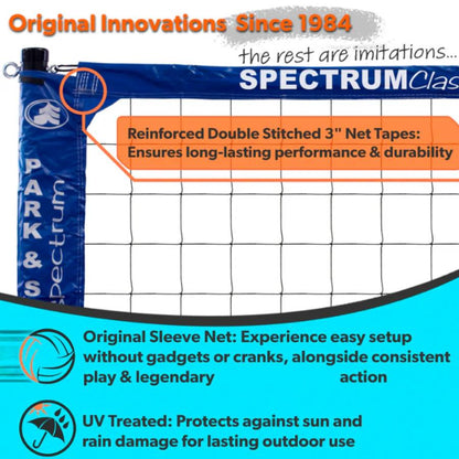 Spectrum Classic Volleyball Net System - Morley Athletic Supply Co Inc