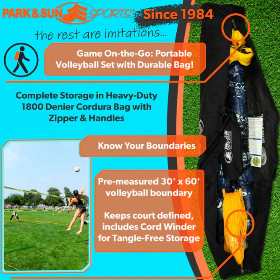 Spectrum Classic Volleyball Net System - Morley Athletic Supply Co Inc