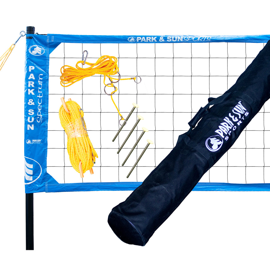 Spectrum 2000 Volleyball Net System Blue