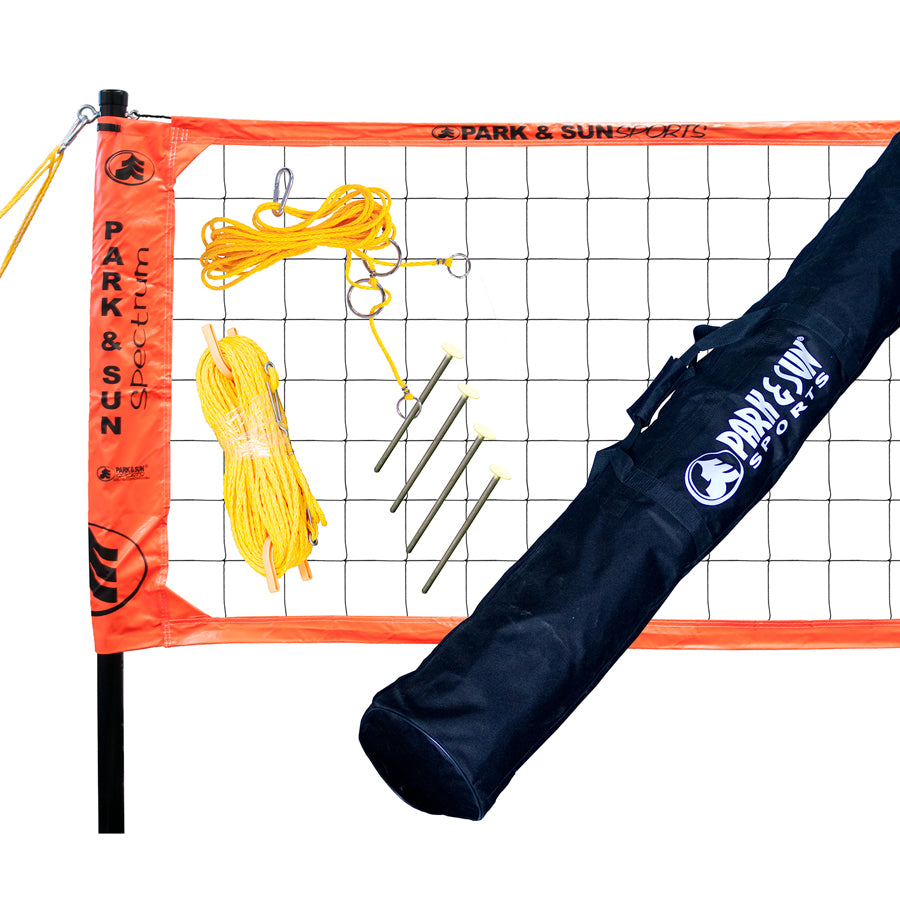 Spectrum 2000 Volleyball Net System Orange