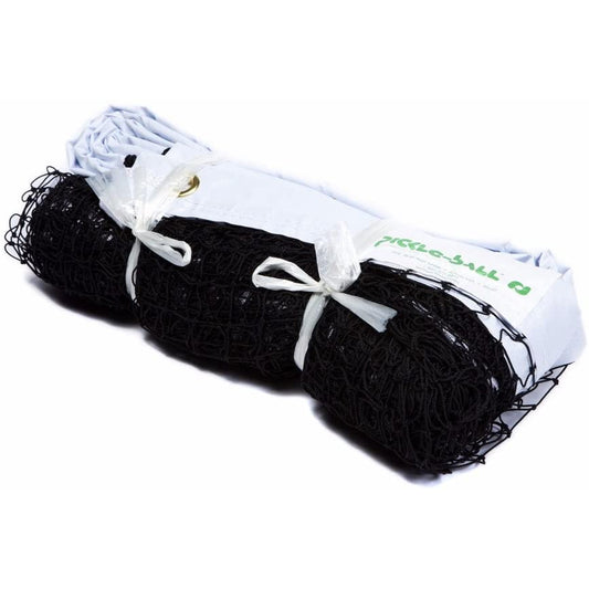 PICKLEBALL INDOOR NET ONLY - BLACK NETTING WITH WHITE VINYL HEADBAND
