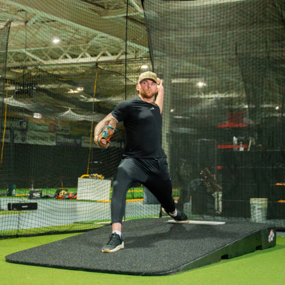 Portolite 1175 High School Oversized One-Piece Baseball Practice Pitching Mound -  10"H x 10'6"L x 5'W