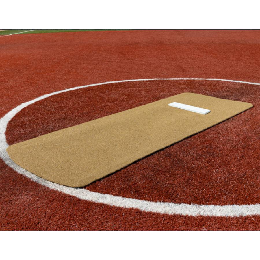 Portolite SP1036 Long Spiked Softball Game Pitching Mat - 11'L x 4'W