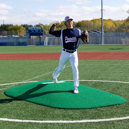 Portolite 9550 High School 10" One-Piece Baseball Game Pitching Mound - 10"H x 11'3"L x 7'7"W