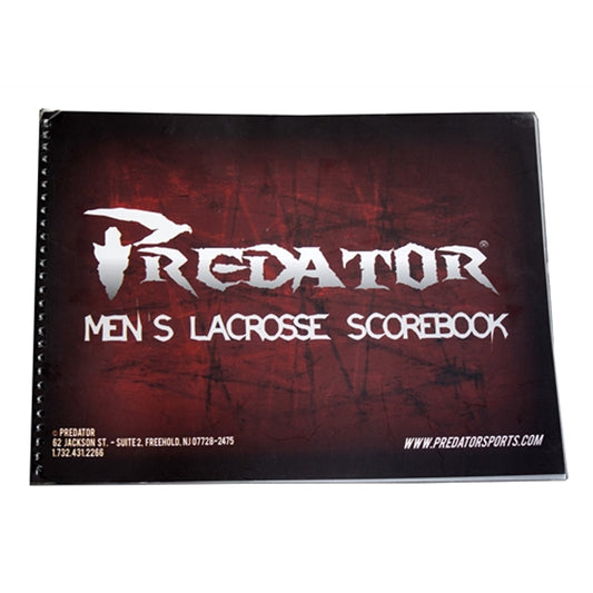 Predator Lacrosse Men's Lacrosse Scorebook